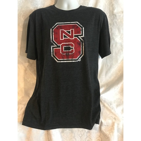 North Carolina State Wolfpack Men's T-Shirt Size Large NWT Color: Dark Gray - Picture 1 of 4
